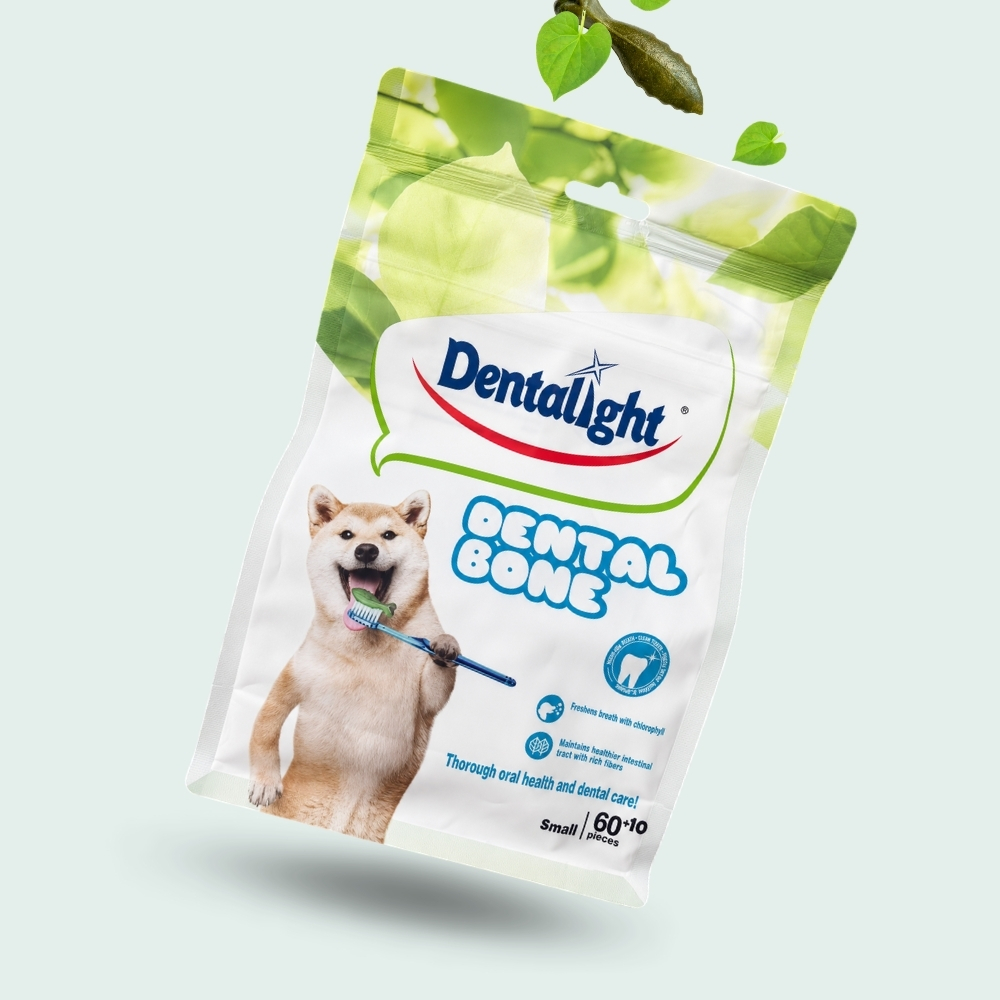 Dental Bone P, 60 unidades, petisco de prote&ccedil;&atilde;o bucal Dentalight